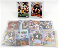 Brett Favre Lot of 10 Different Football Cards