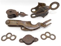 Vintage Farm Pulleys and Parts