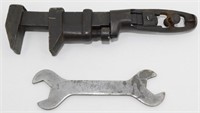 W & B Co. Monkey Wrench/Mall Tool Co. Wrench –