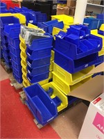 ASSORTED STACKABLE BINS, NEW LISTING 12-9-20