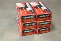 (6) Boxes American Eagle .38Super 130GR FMJ Ammo