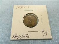1922D Lincoln Cent - Key Date