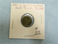 1851 Liberty Seated Half Dime