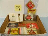 Assorted Beer Labels - Including Blatz, Blackhawk,