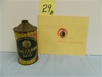 Blackhawk Cone Top Can (As Is) (7") & Book