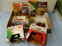 (10) 1/64 Misc. Farm Equipment Pcs. -