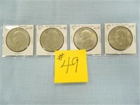 (1) 1971D, (3) 1976 Ike Dollars