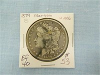 1879s Morgan Silver Dollar - EF-40