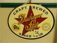 Dubuque Star Tin Sign (23x18")