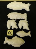 Bassano Ceramic Fish Molds