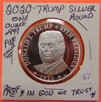 Trump Silver Round 2020