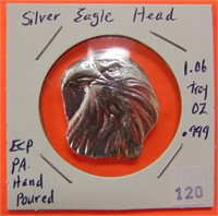 Silver Eagle Head