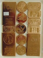 Copper Bars, Rounds