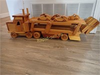 Wooden Transport Truck