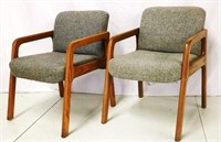 Grey vintage arm chairs