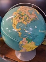 LARGE 16"  Nystrom GLOBE WITH RAISED TOPOGRAPHY