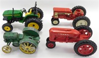 * John Deere and Farmall Toy Tractors