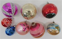 * Vintage Mercury Glass Christmas Ornaments -
