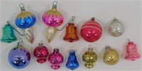 * Vintage Mercury Glass Miniature Christmas