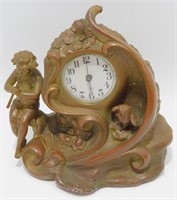 Antique Art Nouveau Clock - Untested