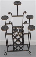* Iron Floor Candelabra - Stands 33 inches tall