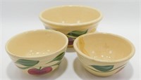 * 3 Ovenware, USA Bowls - Various Sizes