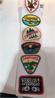 6 Vintage Boy Scout Camping Badges