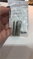 Small Metal Whistle (A) Tone w/ Case