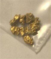 1.0  Grams Natural Alaskan Gold Nuggets