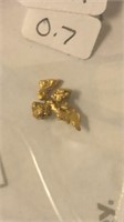 0.7  Grams Natural Alaskan Gold Nuggets