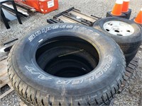(5) Tires Bridgestone Dueler P255/70R18