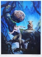 STAR WARS "Dagobah" LE Lithograph -SIGNED-