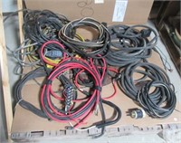 Assortment of wiring including 220 extension