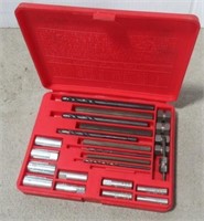 Blue-Point #1020 screw extractor set with case.