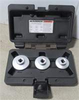 Maddox oil filter socket set with case.