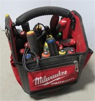 Milwaukee carrying bag with electrical tester,