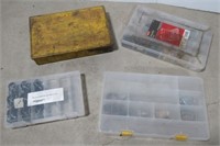 (4) Organizers with bolts, washers, etc.