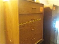 4 drawer chest, press wood & metal wardrobe
