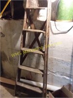 Wood step ladder and misc. items