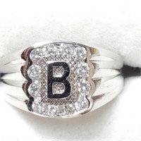 $500 Silver CZ Ring