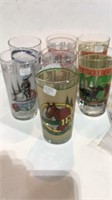 5 Different Years Kentucky Derby Glasses (2)1988,