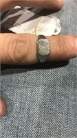 Small Engraveable Ring sz 5.25