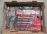 Collection of Craftsman wrenches including 12 PT