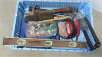 Garage items including hammers, sander, 2 FT