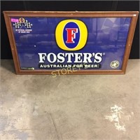 Foster's Framed Beer Picture - 48 x 26