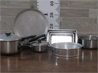POTS/ PANS & STAINLESS STEEL BOWLS
