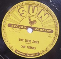 Carl Perkins SUN 78 "Blue Suede Shoes" Sun Records