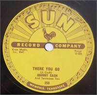 Johnny Cash SUN 78 "There You Go"  Sun Records