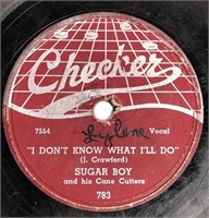 Sugar Boy & His Cane Cutters Blues 78 Checker 783