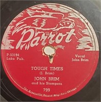 John Brim Blues 78 "Tough Times" Parrot 799